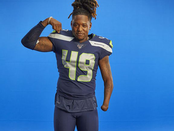 One handed nfl player discount